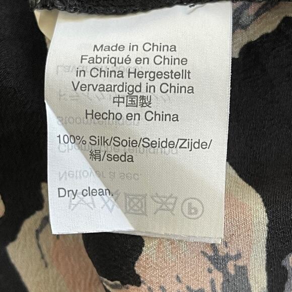 Madewell Floral Botton Back Tie Tee in XS - Picture 11 of 11